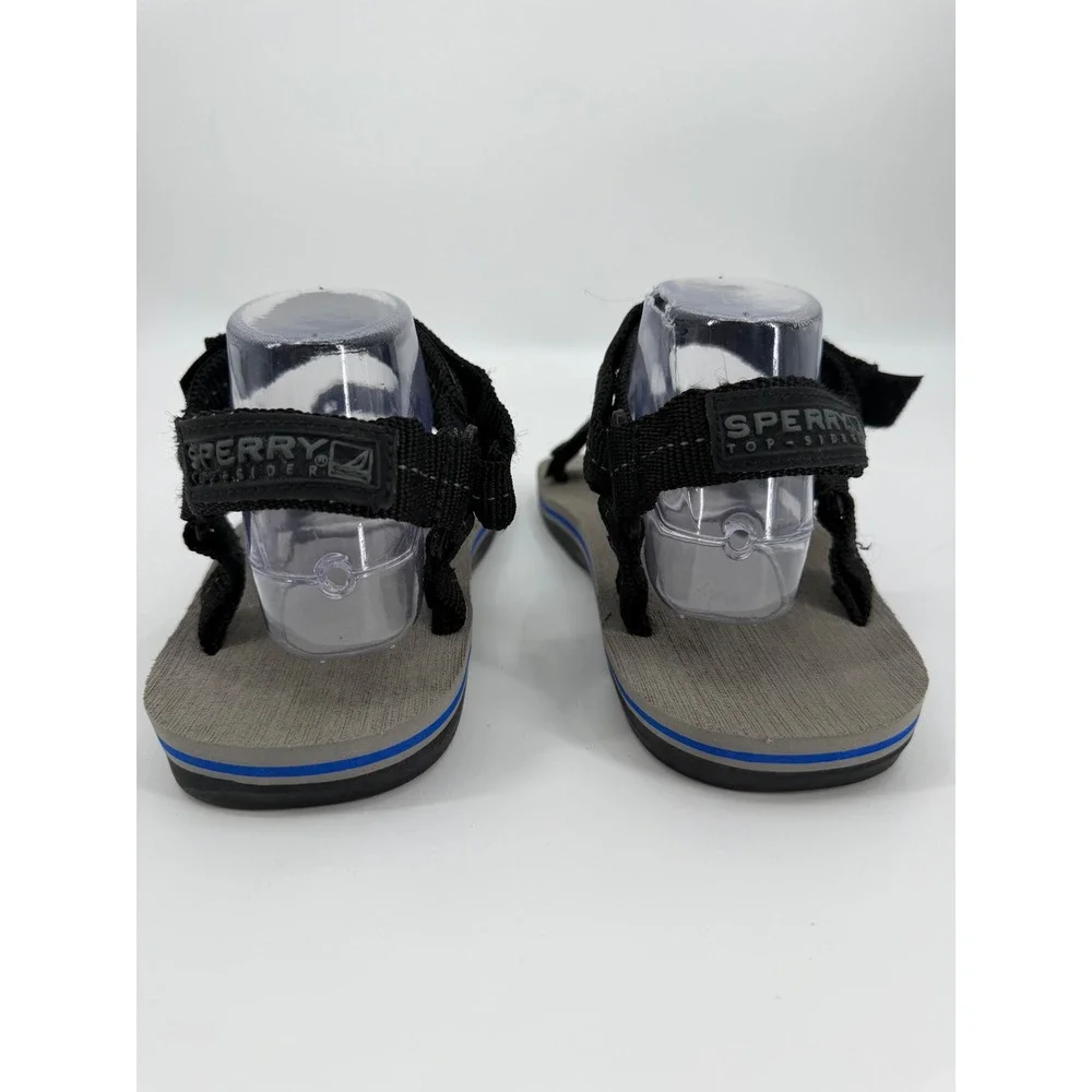 Sperry Top-Sider Mens Strappy Sport Sandals Gray Black Blue 0776070 Size 11